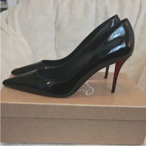Louboutin Miss Z - Black Patent 80mm New in Box - 40
